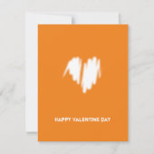 クリーン白企業のQRコードハート愛 シーズンカード (正面)