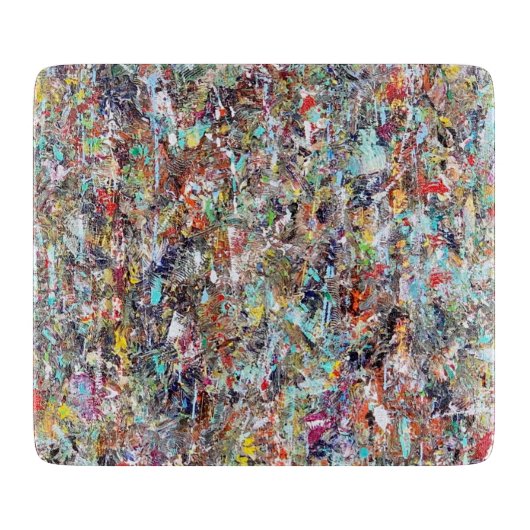 クリーン石板6 x 7 Decoガラス切断板 カッティングボード (正面)