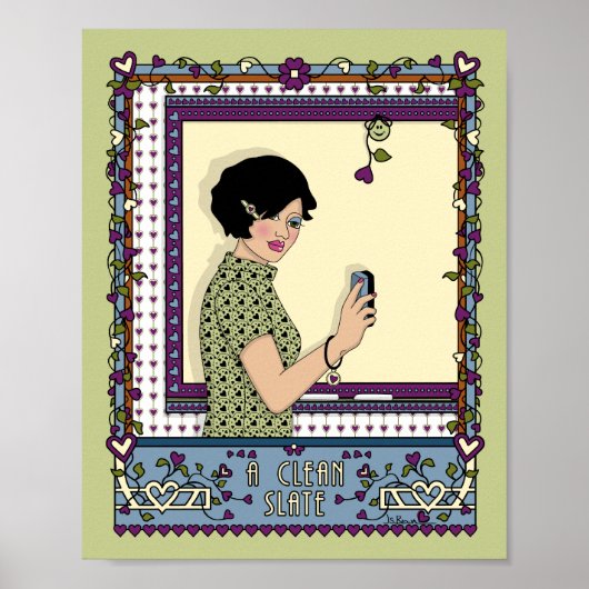 クリーン石板_A_8x10ポスター ポスター (正面)