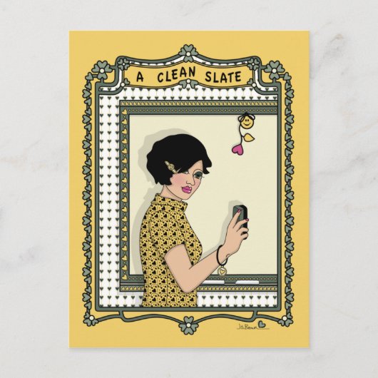 クリーン石板_C_ポストカード ポストカード (正面)