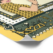 クリーン石板_C_8x10ポスター ポスター (角)