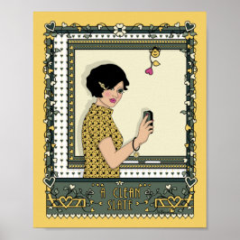 クリーン石板_C_8x10ポスター ポスター