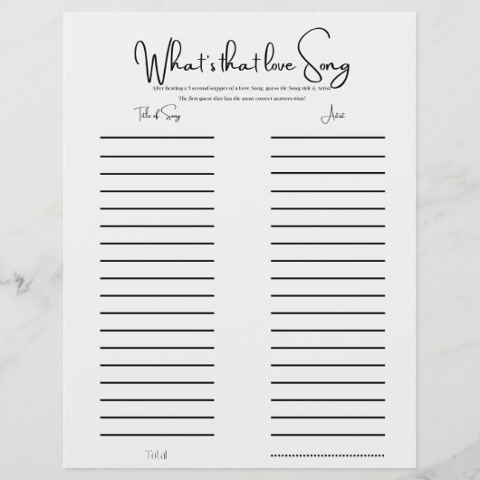 クリーン美学おもしろいミュージカルブライダルシャワーゲーム (正面)