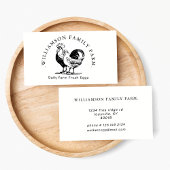 クリーン農家オーガニック市場生卵チキン 名刺