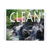 「クリーン」な食洗機用のウォーターフォールの柔軟な磁石 マグネット (横)