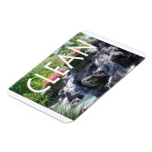 「クリーン」な食洗機用のウォーターフォールの柔軟な磁石 マグネット (左側)