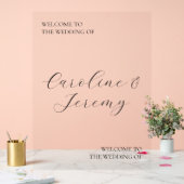 クリーン&アモダンクリル結婚のウェルカムサイン アクリルサイン (ウェディング)