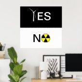 クリーン・エネルギーのための「YES」 ポスター (ホームオフィス)
