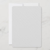 クリーン&クラシックフォトバプテスマ招待状 招待状 (裏面)