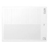 クリーン+シンプルメモ帳 ノートパッド (正面)