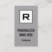 クリーン、シンプル、Business Managerのプロファイル・カード 名刺 (正面)