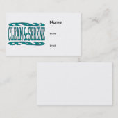 クリーン&セレネ 名刺 (正面/裏面)