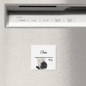 クリーン/ダーティをパグ マグネット (インサイチュ (食洗機))