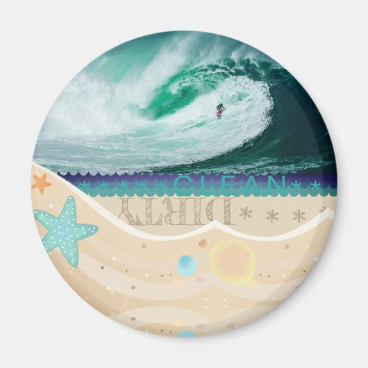 クリーン/ダーティフリップ側ビーチモード マグネット (正面)