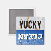 クリーン&ダーティユッキー食洗機磁石 マグネット (正面/裏面)