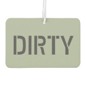 クリーン/ダーティ更新2 カーエアーフレッシュナー (裏面)