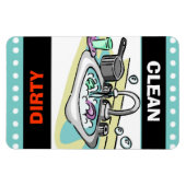 クリーン・ダーティ皿マグネット マグネット (横)