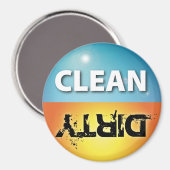 クリーン – ダーティ食洗機マグネット2 マグネット (正面/裏面)