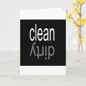 クリーン/ダーティ食洗機磁石 カード (黄色い花)