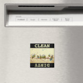 クリーン/ダーティ食洗機磁石 マグネット (インサイチュ (食洗機))