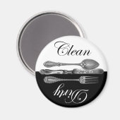 クリーン&ダーティ食洗機磁石 マグネット (正面/裏面)