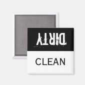 クリーン&ダーティ食洗機磁石 マグネット (正面/裏面)