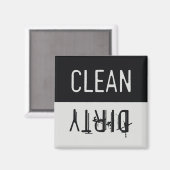 クリーン&ダーティ食洗機磁石 マグネット (正面/裏面)