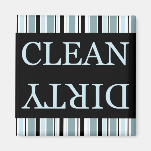 クリーン/ダーティ食洗機磁石 マグネット (正面)