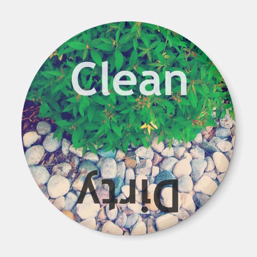 クリーン – ダーティ食洗機磁石 マグネット (正面)