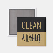 クリーン/ダーティ食洗機磁石 マグネット (正面/裏面)