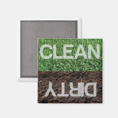 クリーン/ダーティ食洗機磁石 マグネット (正面/裏面)