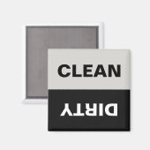 クリーン/ダーティ食洗機 マグネット (正面/裏面)