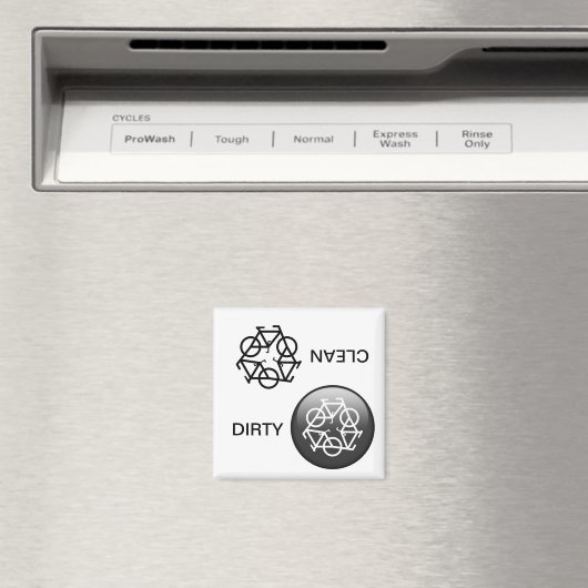 「クリーン/ダーティ」再サイクル食洗機磁石 マグネット (インサイチュ (食洗機))