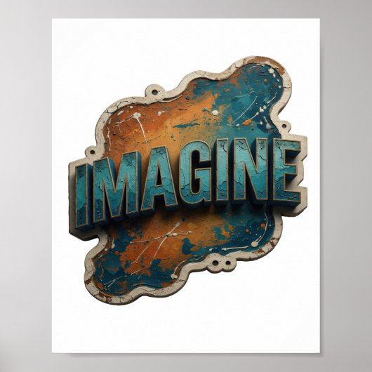 クリーン ブルー IMAGINE ポスター (正面)