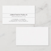 クリーン·プモダンレーン·プロフェッショナル·グラフィック 名刺 (正面/裏面)