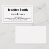 クリーン&プレーンインテリアデコレータ名刺 名刺 (正面/裏面)