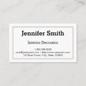 クリーン&プレーンインテリアデコレータ名刺 名刺 (正面)