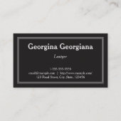 クリーン&プロフェッショナル弁護士名刺 名刺 (正面)