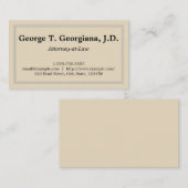 クリーン&プロフェッショナル弁護士/弁護士名刺 名刺 (正面/裏面)