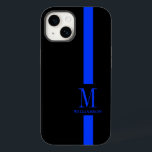 クリーン&モノグラミニマルム |細い青い線 |警察 Case-Mate iPhone 14ケース<br><div class="desc">このiPhoneケースはミニマル、頭を回す巧妙な外観を特徴とし、クラシックの薄い青いラインのラインに統合されたサービスのチームのメンバーの名前とカスタムモノグラムとブランド化されてストライプいる。薄い青い線は米国警察の象徴である。これは警察で退職した人や警察学校を卒業した後素晴らしに旅行を始めたばかりの人に対してパーソナライズされた、卒業式や退職式の贈り物を贈る事になる。日々力を素晴らし得て働く人々のための誕生日や父の日の贈り物にもなる。</div>
