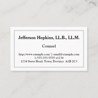 クリーン&ロー鍵カウンセリー名刺 名刺