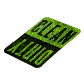 クリーン |汚い草の生えたスタイル食洗機磁石 マグネット (左側)