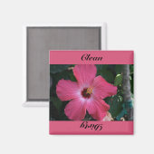 クリーン、汚い マグネット (正面/裏面)