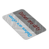 クリーン |汚れた食器食洗機 マグネット (右側)