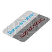 クリーン |汚れた食器食洗機 マグネット (左側)