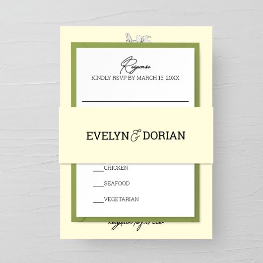 クリー伝統的ム結婚 招待状ベリーバンド