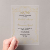 クリー華美ムエレガント・イスラム結婚イスラム教徒のニッカ アクリル招待状 (インサイチュ (ポータブル))