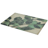 クリー葉ムの背景のとブランチ カッティングボード (角)