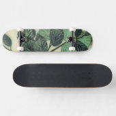 クリー葉ムの背景のとブランチ スケートボード (横)
