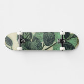 クリー葉ムの背景のとブランチ スケートボード (横)